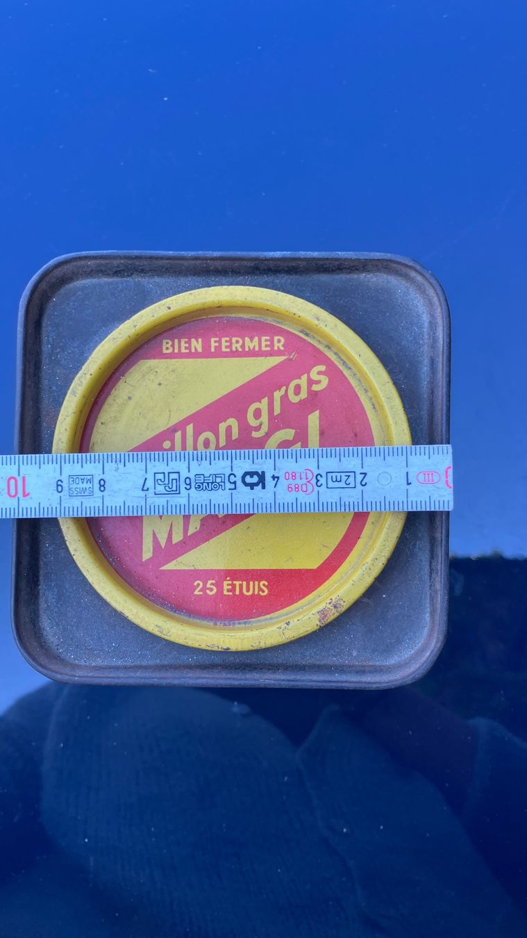 Barattoli: Blechdose MAGGI 10cm boite vintage – Usato da St-Cierges venduto da LeRegain 7