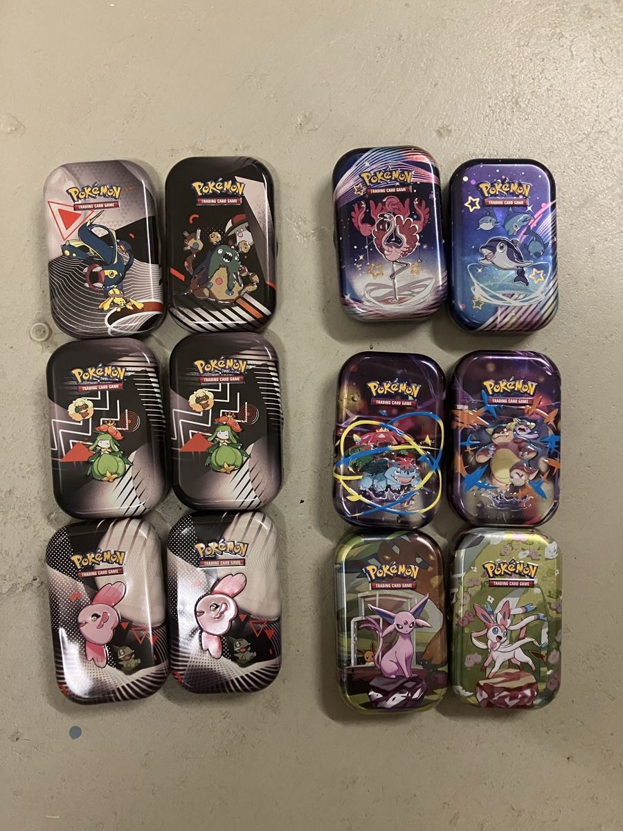Pokémon Carte collezionabili: Pokemon leere Mini Tin‘s 12Stk – Nuovo (secondo la descrizione) da Lyss venduto da Sandera20