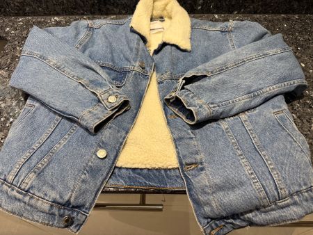 Jeansjacke von Bershka Gr.xxs neuwertig warm gefüttert