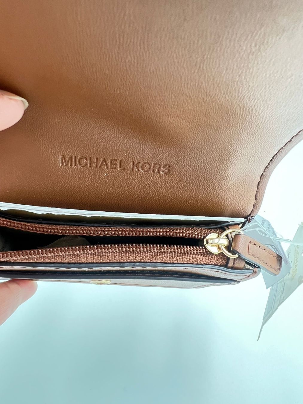 Michael Kors Portamonete: Michael Kors Portemonnaie brown – Nuovo e nell'imballaggio originale da Wiedlisbach venduto da Sistershop 2
