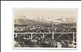 AK 1936 Bern mit Alpenpanorama