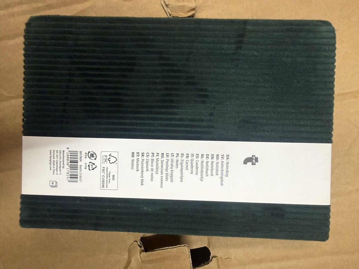 Blocchi: Notizbuch Dunkelgrün mit Gummiband neu – Nuovo e nell'imballaggio originale da Liestal venduto da isa_8y72 6