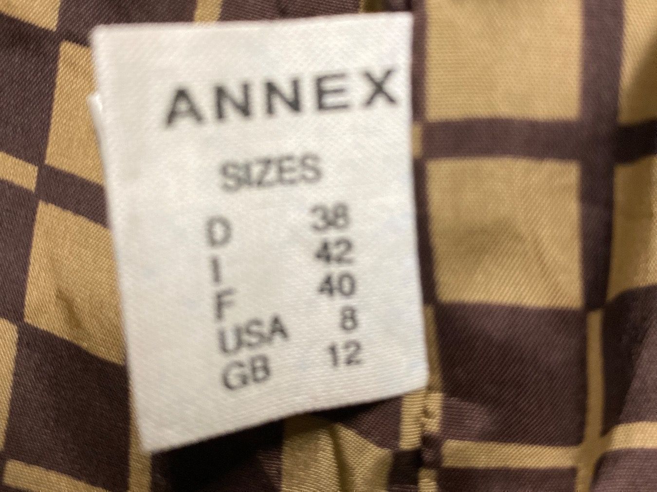Giacche: Designer Blazer ANNEX Gr. 38 – Usato da Biel-Benken BL venduto da PANORMUS 4