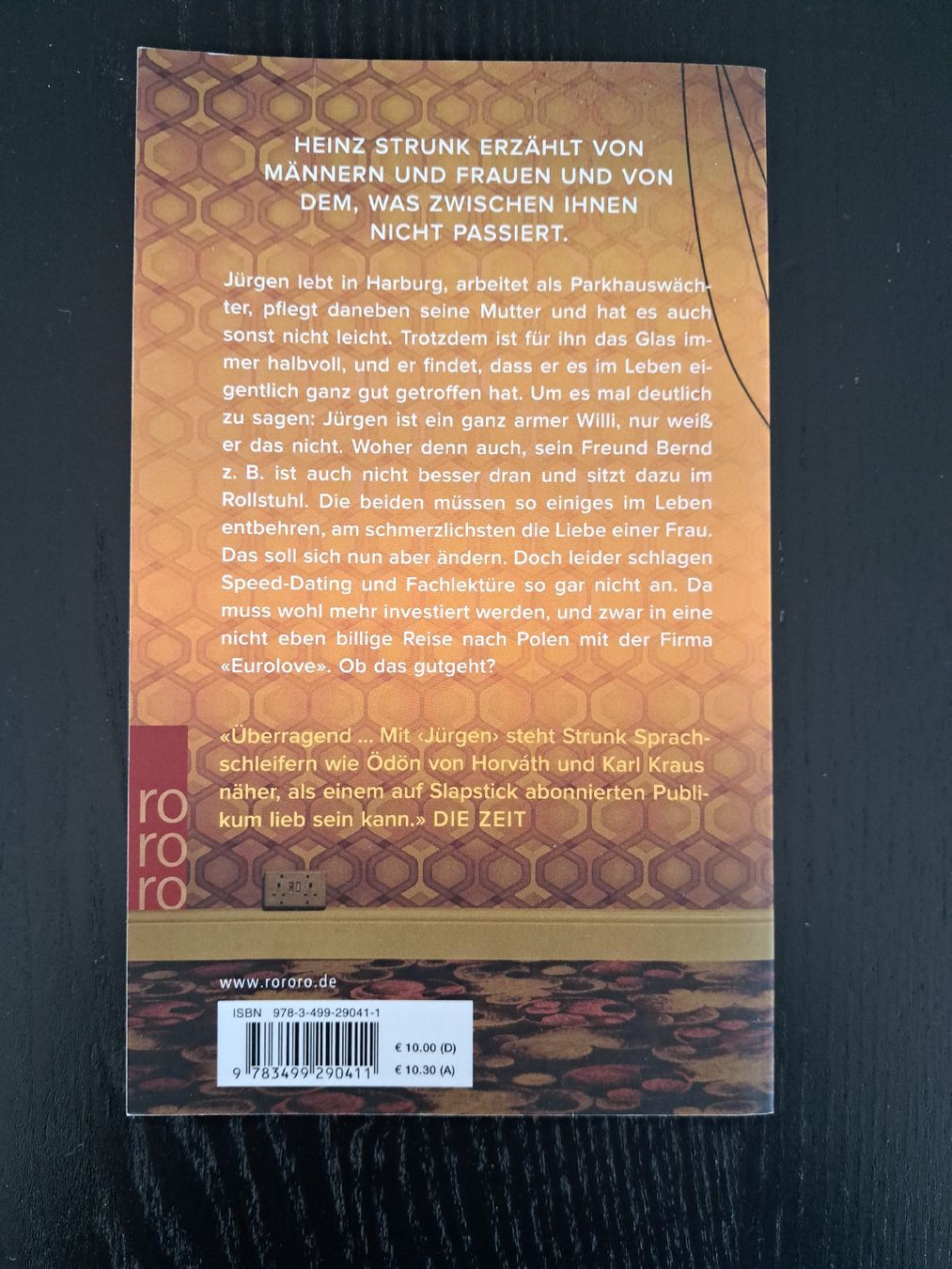 Libri: Jürgen•Heinz Strunk•Roman – Usato da Ottenbach venduto da Rasenmaeeher 1