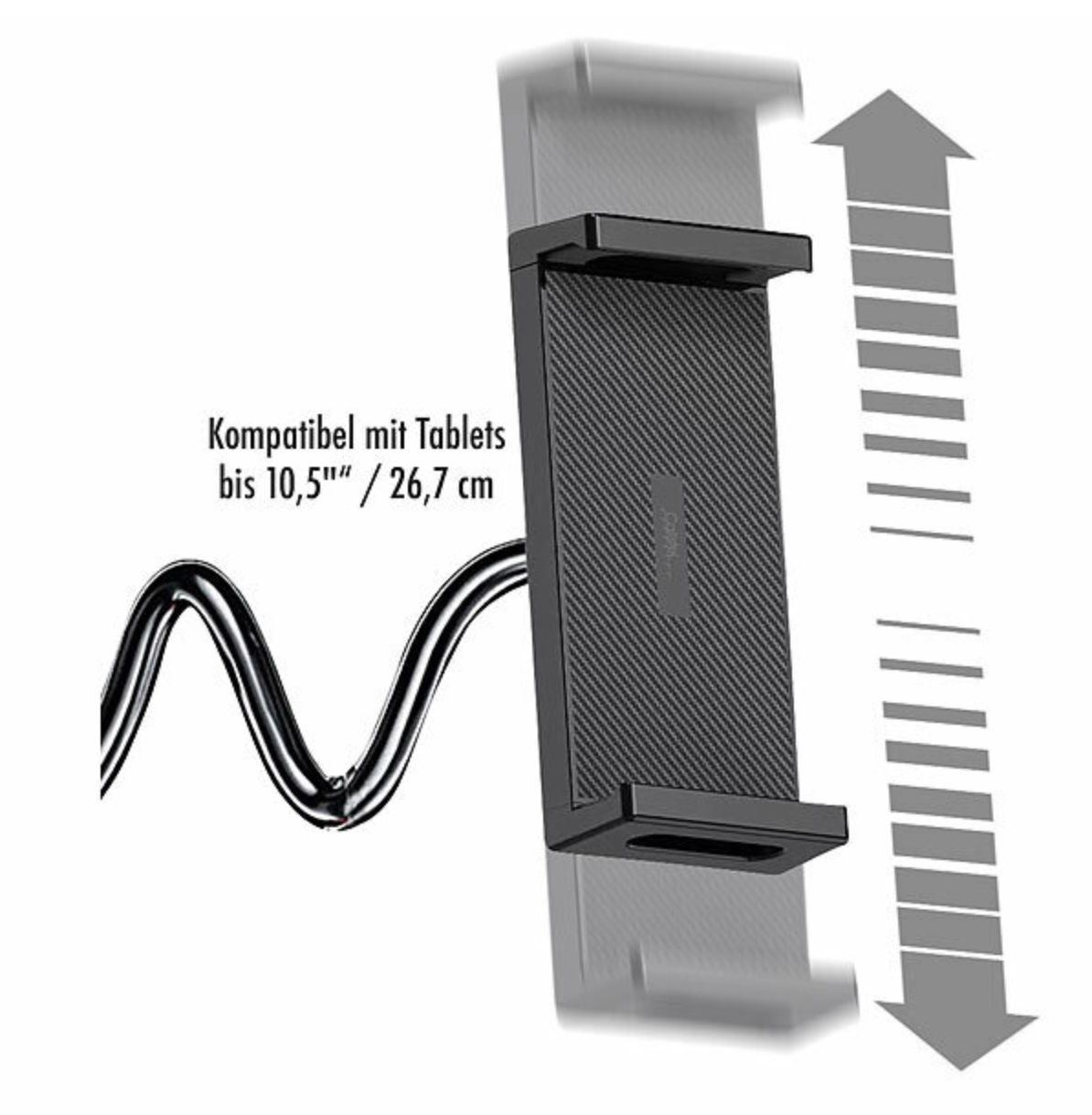 Staffa per monitor: iPadhalterung: Flexible Schwanenhals-Tablet-Halterung – Nuovo e nell'imballaggio originale da Bülach venduto da StoreInShop.com 3