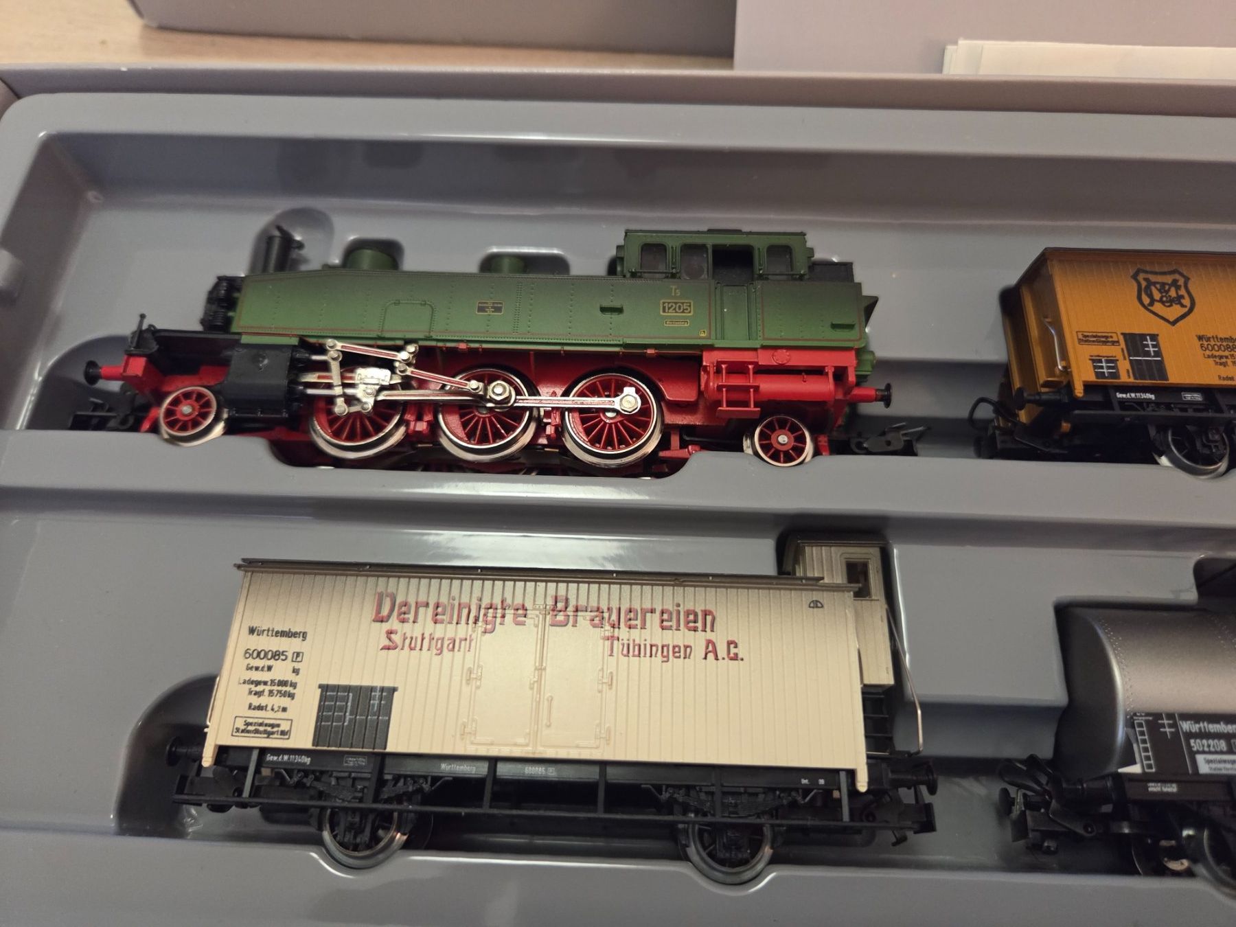 Märklin H0 - 2857 - Württemberg freight train, with tender