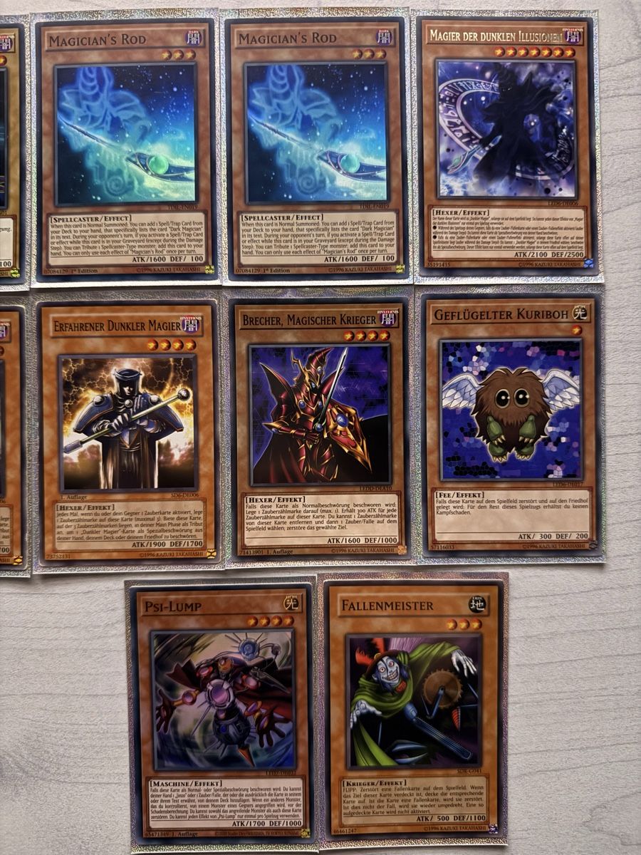 Yugioh Sammelbilder & Trading cards: Yu-Gi-Oh! Dunkler Magier - Set / 34 Karten – Gebraucht aus St. Margrethen SG von Burim. 2