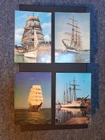 4 Ansichtskarten Segelschiffe Konvolut guter Zustand