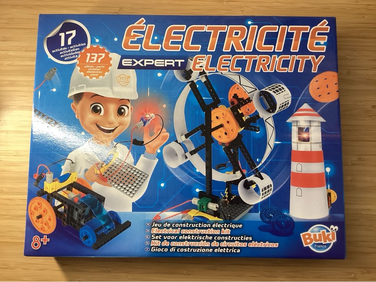 Kit bricolage: Buki Electricity Expert Kids Construction Kit- 17 activities – Nuovo e nell'imballaggio originale da Steinhausen venduto da WillemV