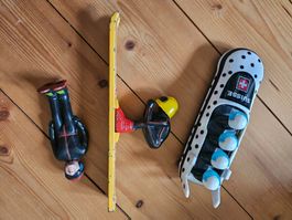 Mini Bob und Ski für Bahnen im Schnee, geliebt
