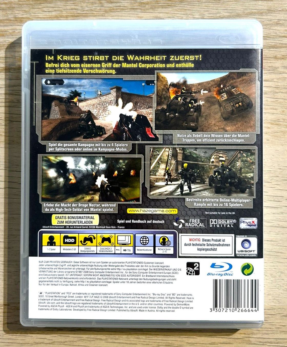 Sony Spiele: Haze PS3 – Gebraucht aus St. Gallen von Alpine.Arcade 1