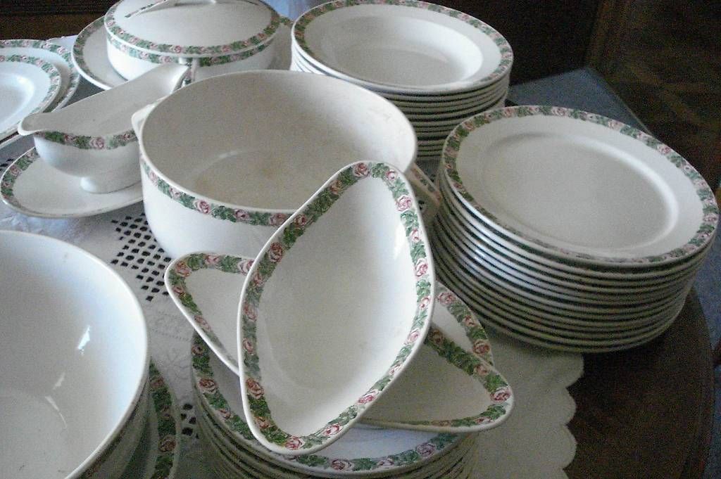 Set di piatti:  diner sarguemines 1875-1900 – Usato da St-Barthélemy VD venduto da meal83 1