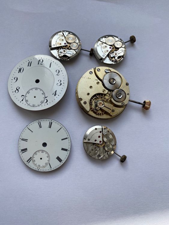 Lot De 29 Cadrans De Montres Citizen Vintage - Occasion, Pour Montres De Poche Chrono