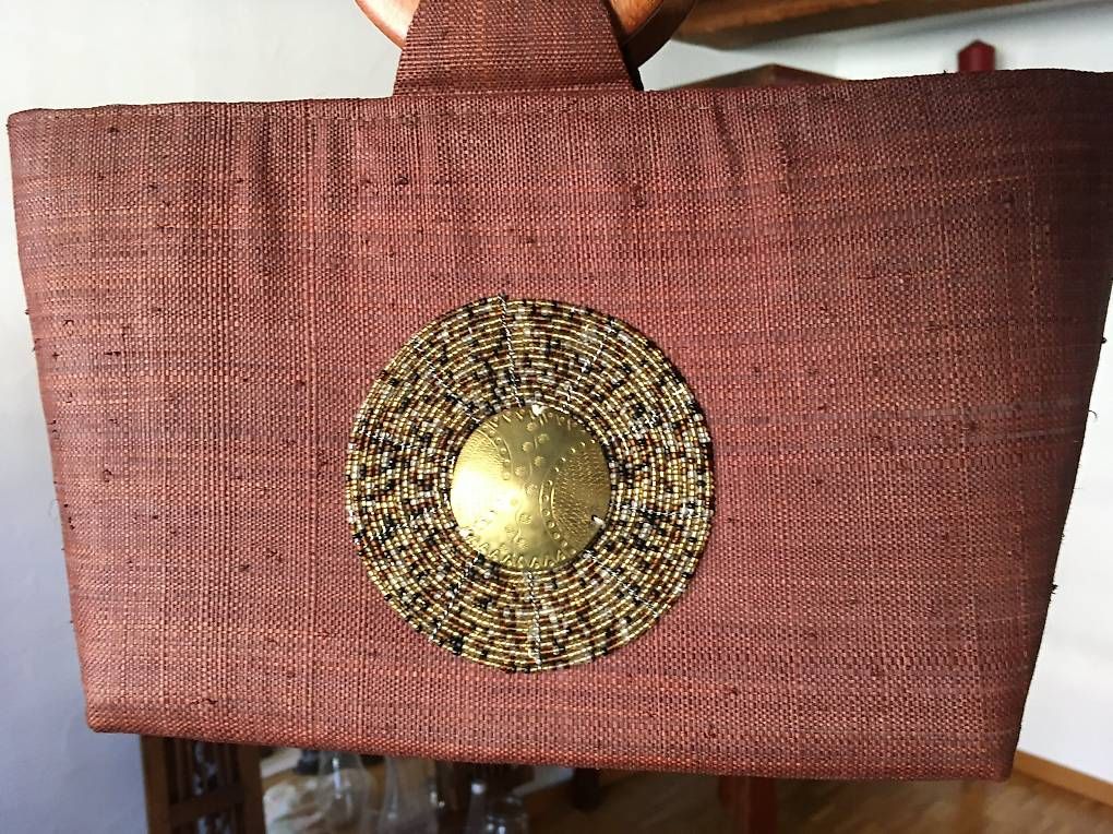 Taschen für Damen: Afrikanische Handtasche mit Glassperlen – Gebraucht aus Zürich von BuenosAires03 1
