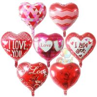 1Set 7 Tlg. Folie Herz Ballon SET Valentinstag