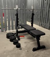 Hammer Force 4.0 Hantelbank Komplettset 75kg - kaum genutzt