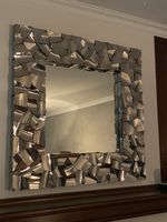 Specchio da Parete Moderno con Cornice a Mosaico di Specchi