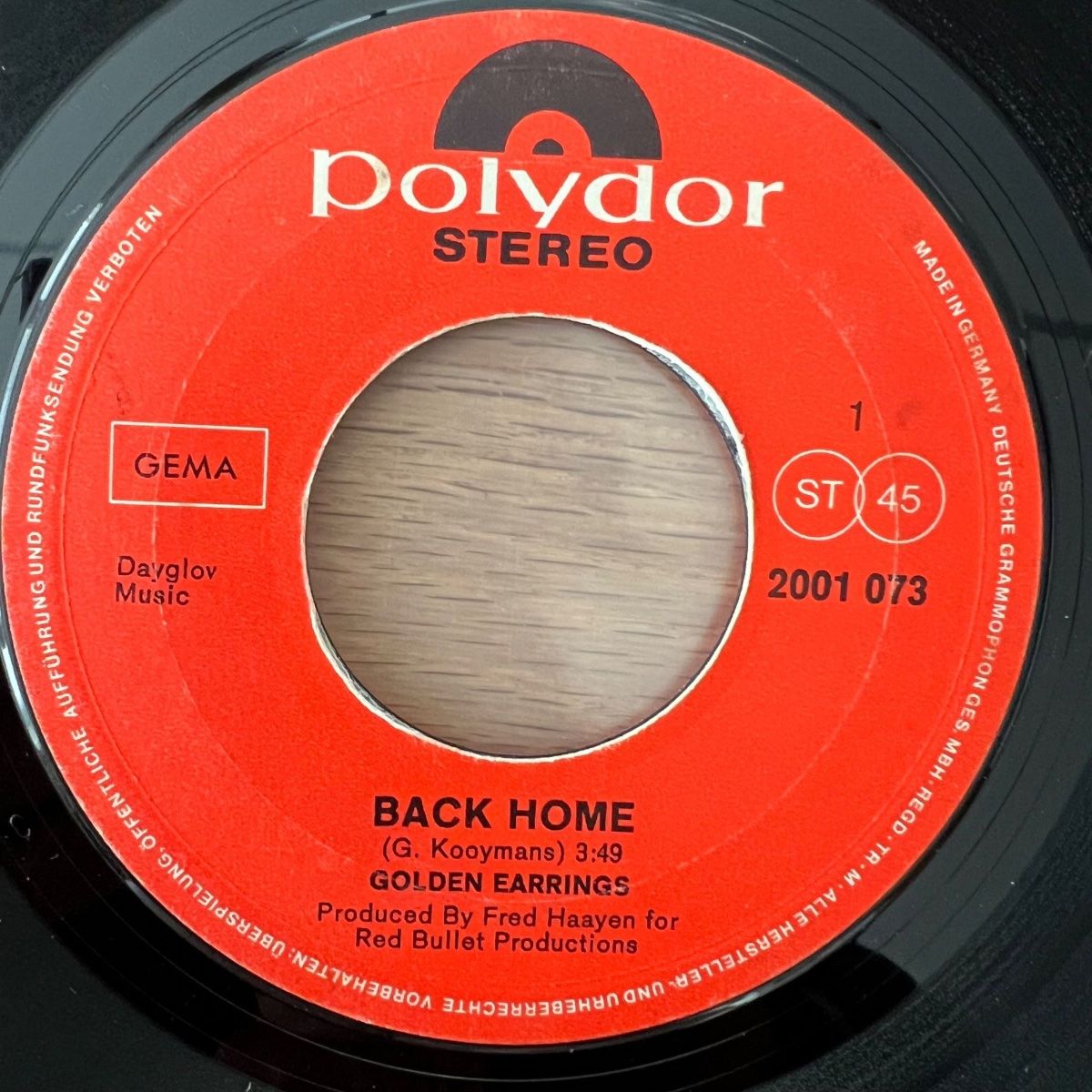 Dischi in vinile: Golden Earring - Back Home / 1. D-Press. 1970 – Usato da Gais venduto da soundcave57 2
