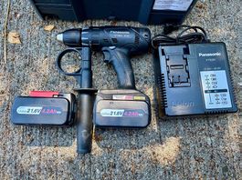 Akku Bohrschrauber 21.6V 4.2Ah Panasonic Bohrmaschine