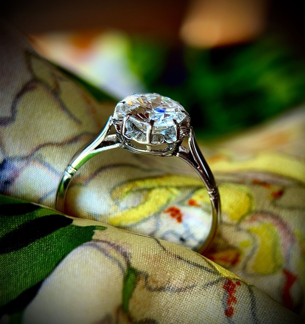 Anelli: Antik Art Deco 1.55ct. G/Si3  Diamant Ring – Usato da Embrach venduto da estzeh1 8