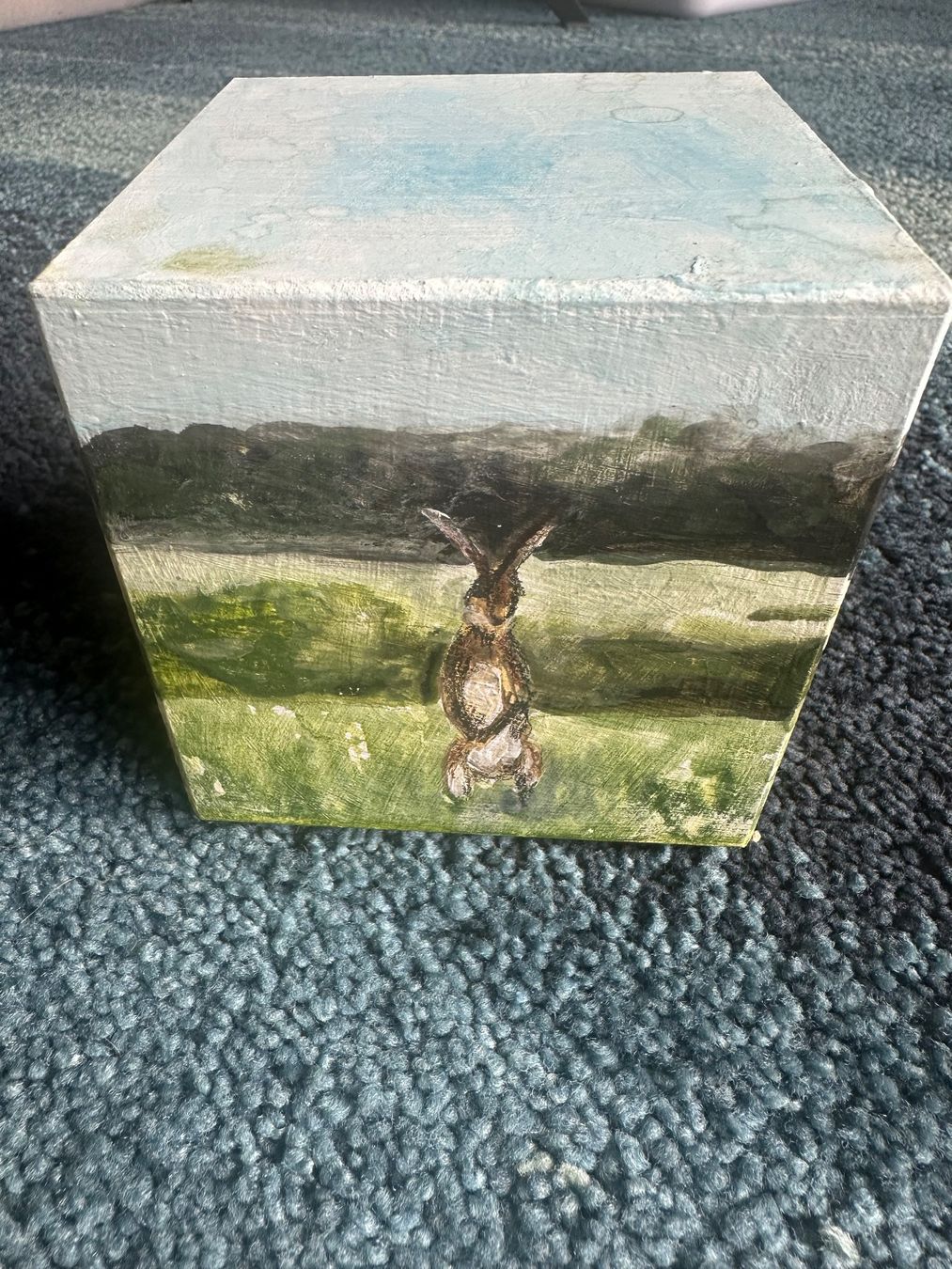 Dipinti: Hasenkunstwerk als Kubus – Usato da Boll venduto da Ha-Se 3