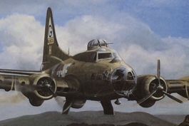 B-17 Bomber Notlandung Schweiz Crew Signiert USAAF 2.WK WWII