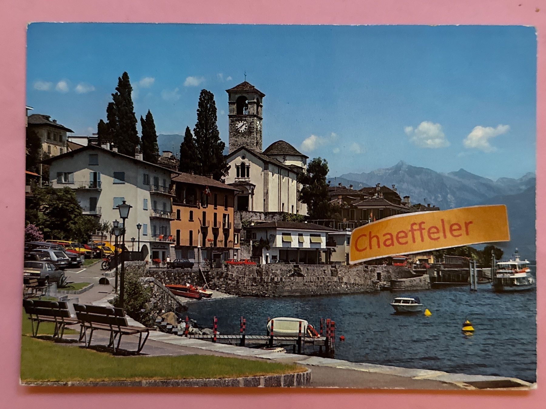 Ansichtskarten: 1983 Brissago, Lago Maggiore – Gebraucht aus Zürich von Chaeffeler