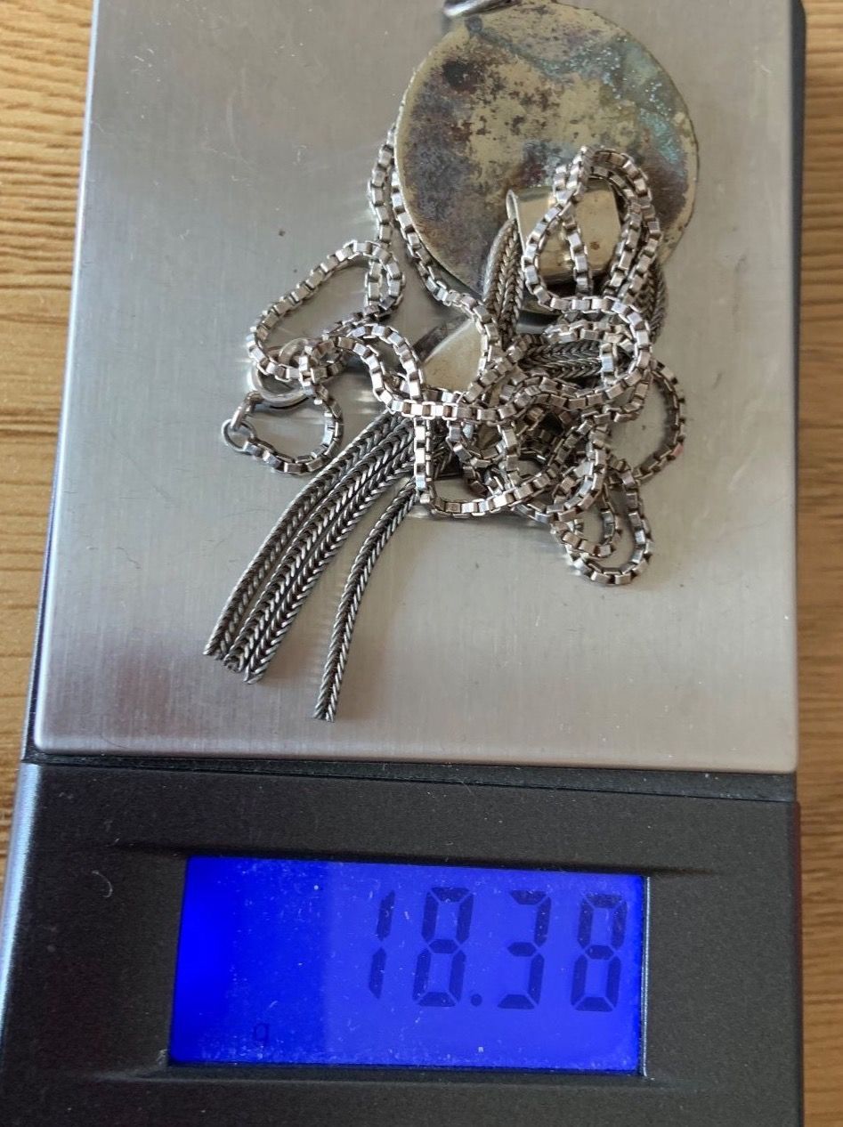 Anhänger: Silberkette Orientalisches Amulett (60cm) – Gebraucht aus Laufen von Bellebellezza 9