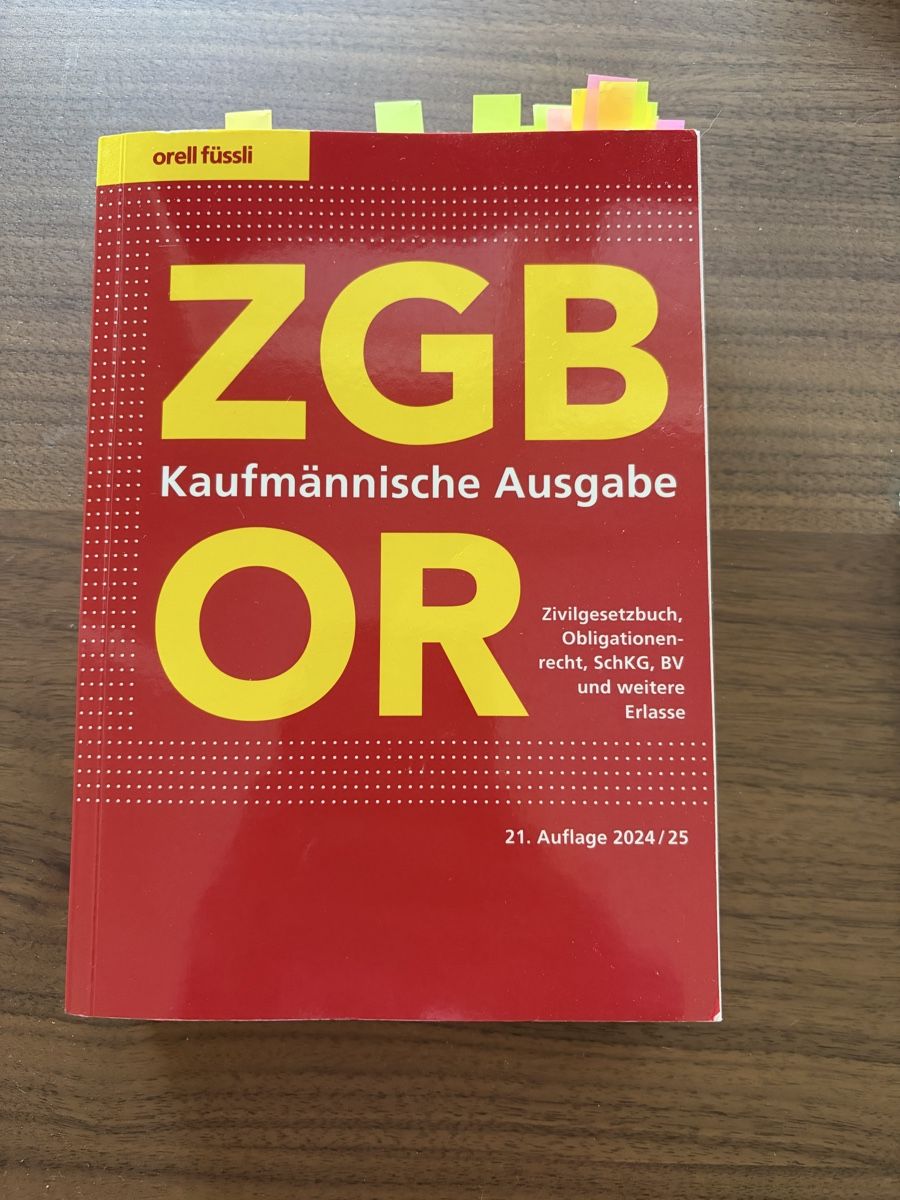 Livres: ZGB OR – D'occasion à Ehrendingen par sar_gk6n