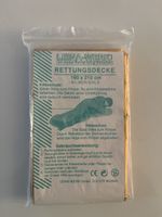 Rettungsdecke Wärmedecke Notfalldecke 160x210cm Neu