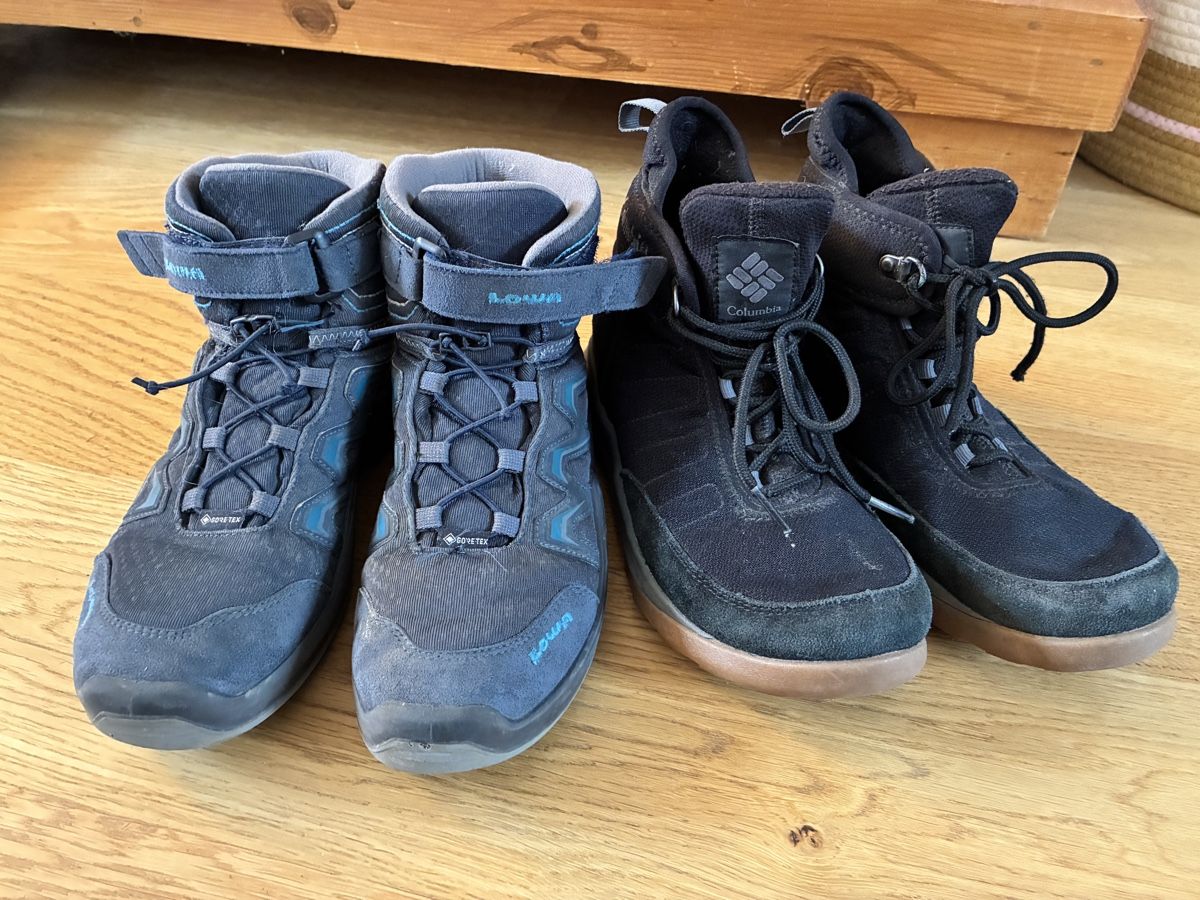 Columbia Schuhe für Jungen: 2 Paar Winterschuhe Gr 37 – Gebraucht aus Luzern von lkpr