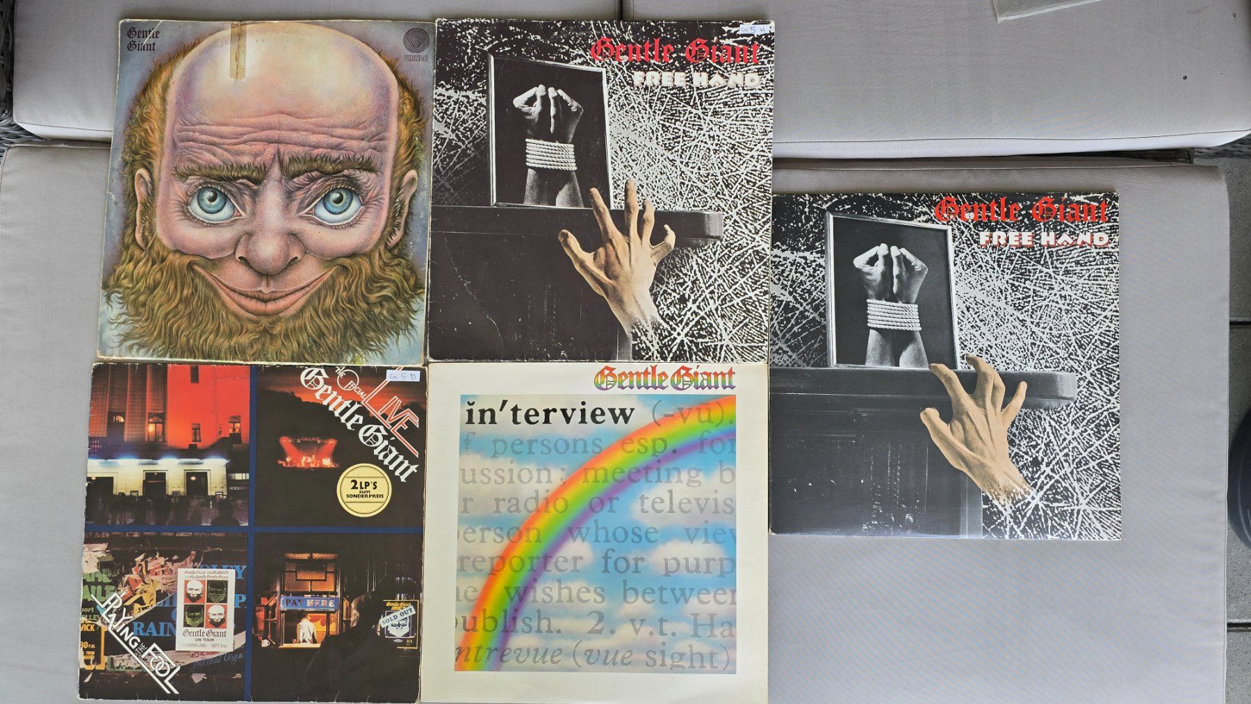 Dischi in vinile: Gentle Giant Sammlung - Vinyl Schallplatten – Usato da Worblaufen venduto da Maeder14B