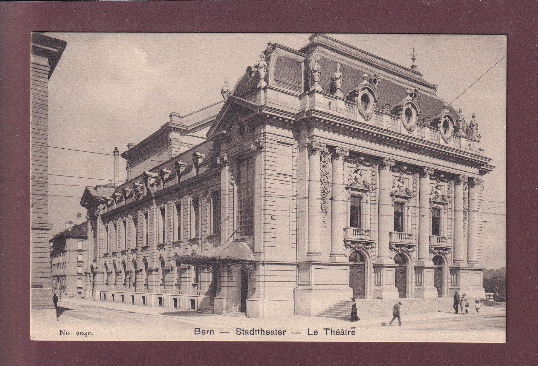 Ansichtskarten: BERN - Stadttheater – Gebraucht aus Pully von nicecards