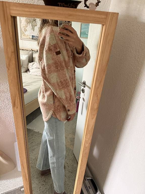 Giacche: Roxy Oversize-Hemdjacke  Rosa/Creme  Grösse S – Usato da Zug venduto da julialbi 2
