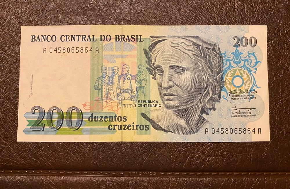 200 Duzentos Cruizeros Brasilien Centenario ungefalten | Kaufen auf Ricardo