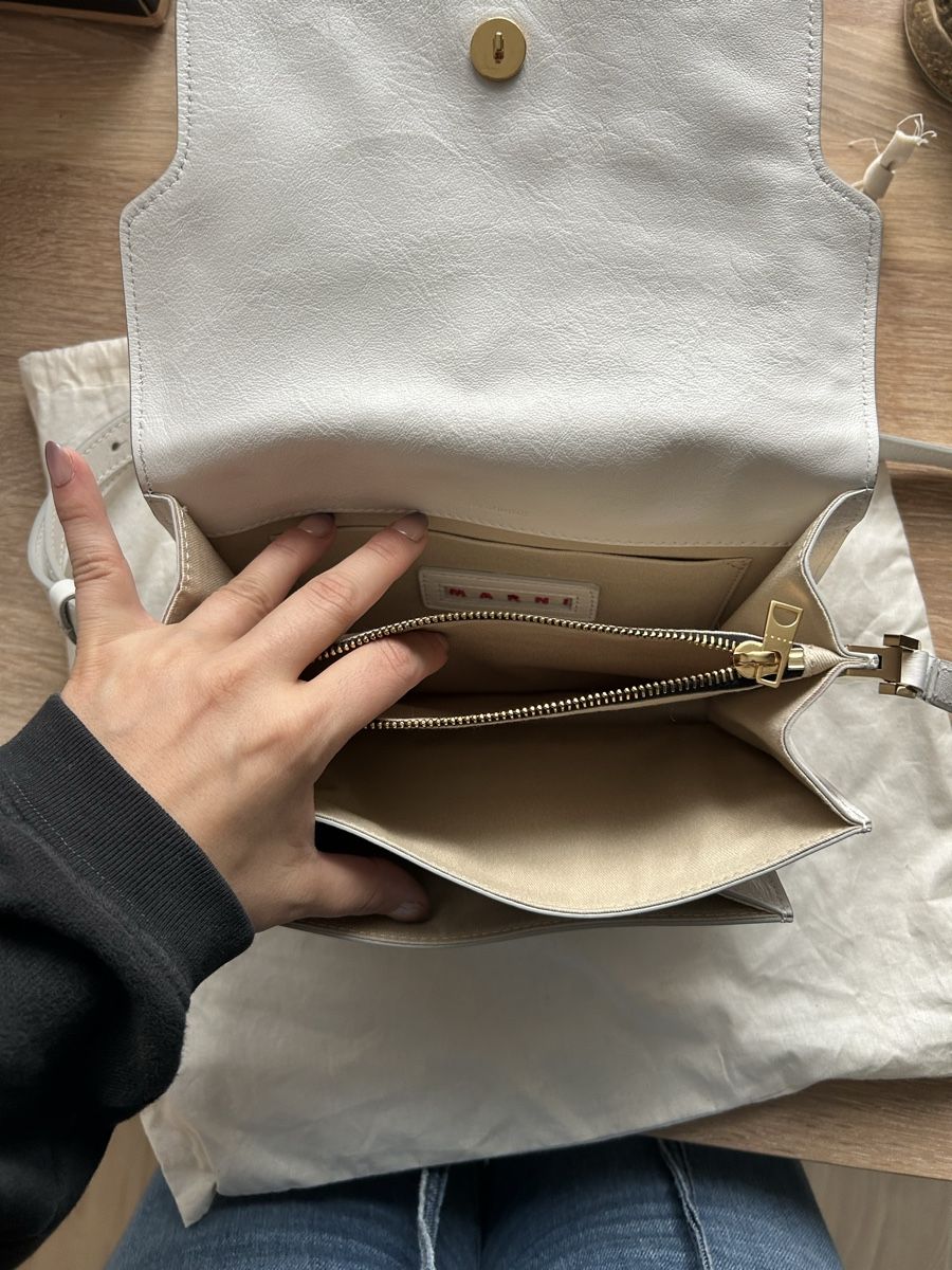 Marni Borse da donna: Marni Umhängetasche Leder, weiss – Usato da Andwil SG venduto da nin_y2zm 5