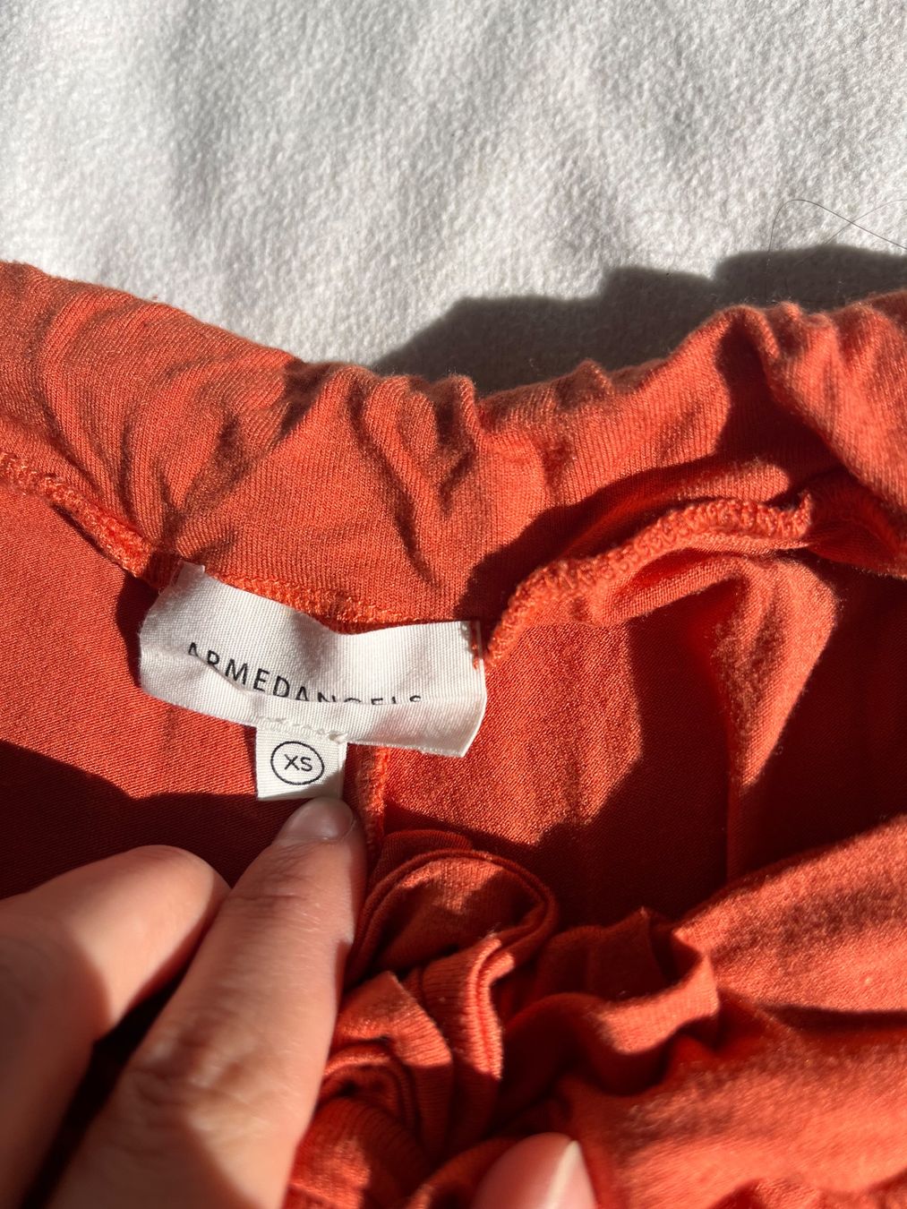 Armedangels Pantaloni: orange Armedangels Stoffhose – Usato da Winterthur venduto da buyerricard 4