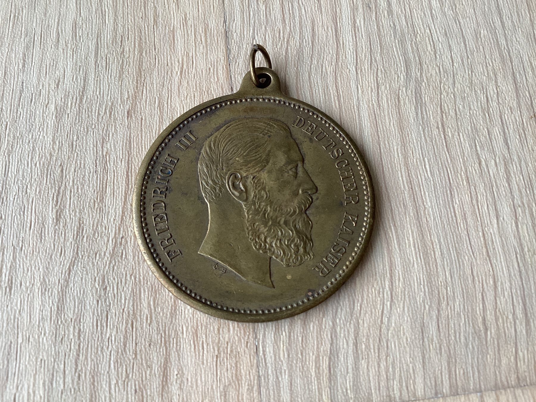 Medaillen: Medaille Deutscher Kaiser Friedrich der 3 – Gebraucht aus Flawil von Barschfreak 1