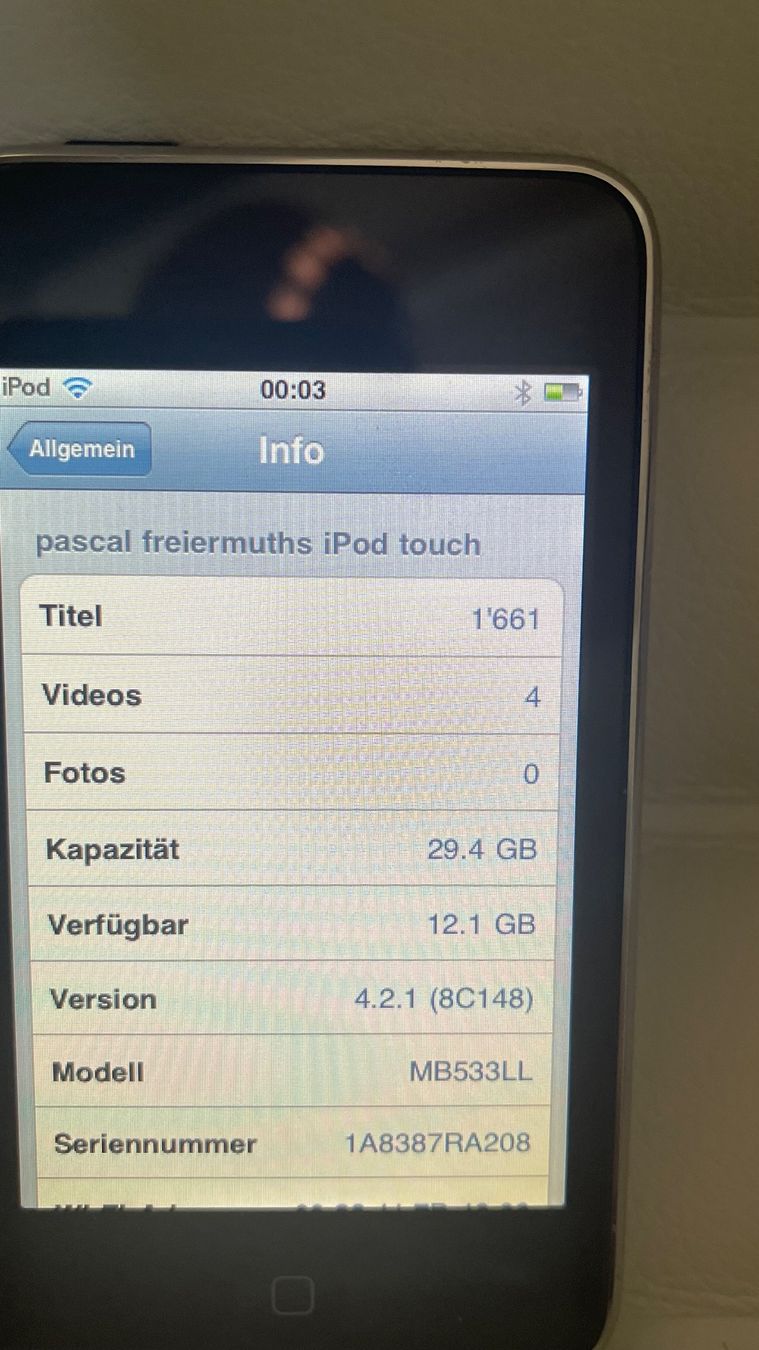 Apple Lettore multimediale portatile: Apple iPod Touch 2nd Gen, 32GB, MB533LL – Usato da zeihen venduto da Racer-71 2
