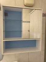 Spiegel-Badezimmerschrank weiss mit Schiebetür ab 1.-