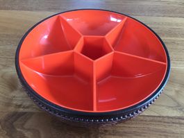 70er Snack Schale EMSA Kunststoff orange/braun Retro KULT