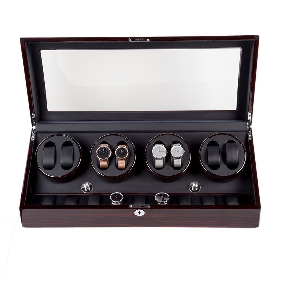 Uhrenboxen: Uhrenbeweger Uhrenvitrine 8+9 Uhren box – Neu (gemäss Beschreibung) aus Thun von Newnewshop