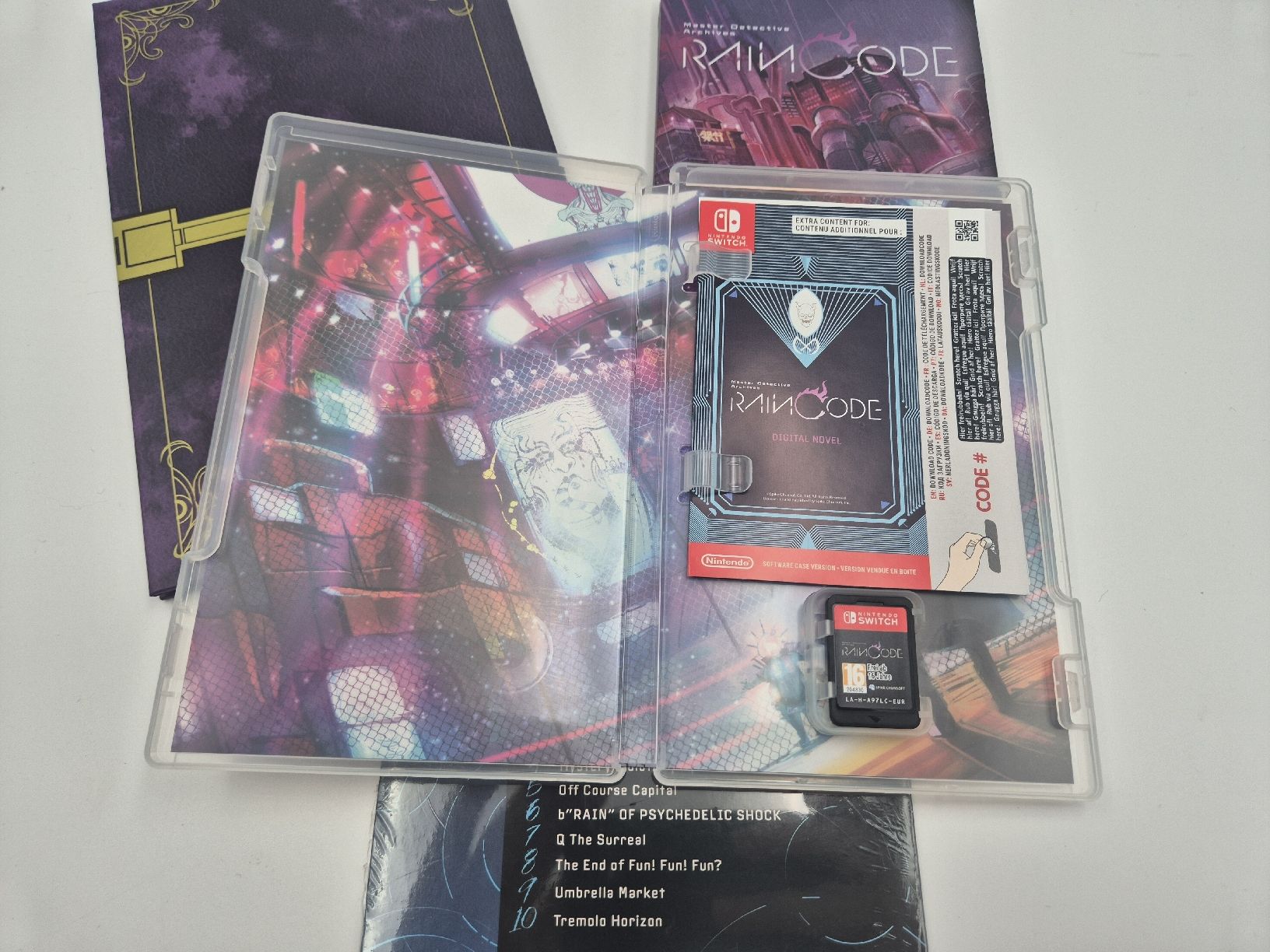 Giochi: Rain Code limited Edition Nintendo Switch Spiel& Soundtracks – Usato da Ettiswil venduto da beekeper13 2