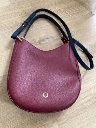 Sac à main tommy hilfiger bordeau-marine