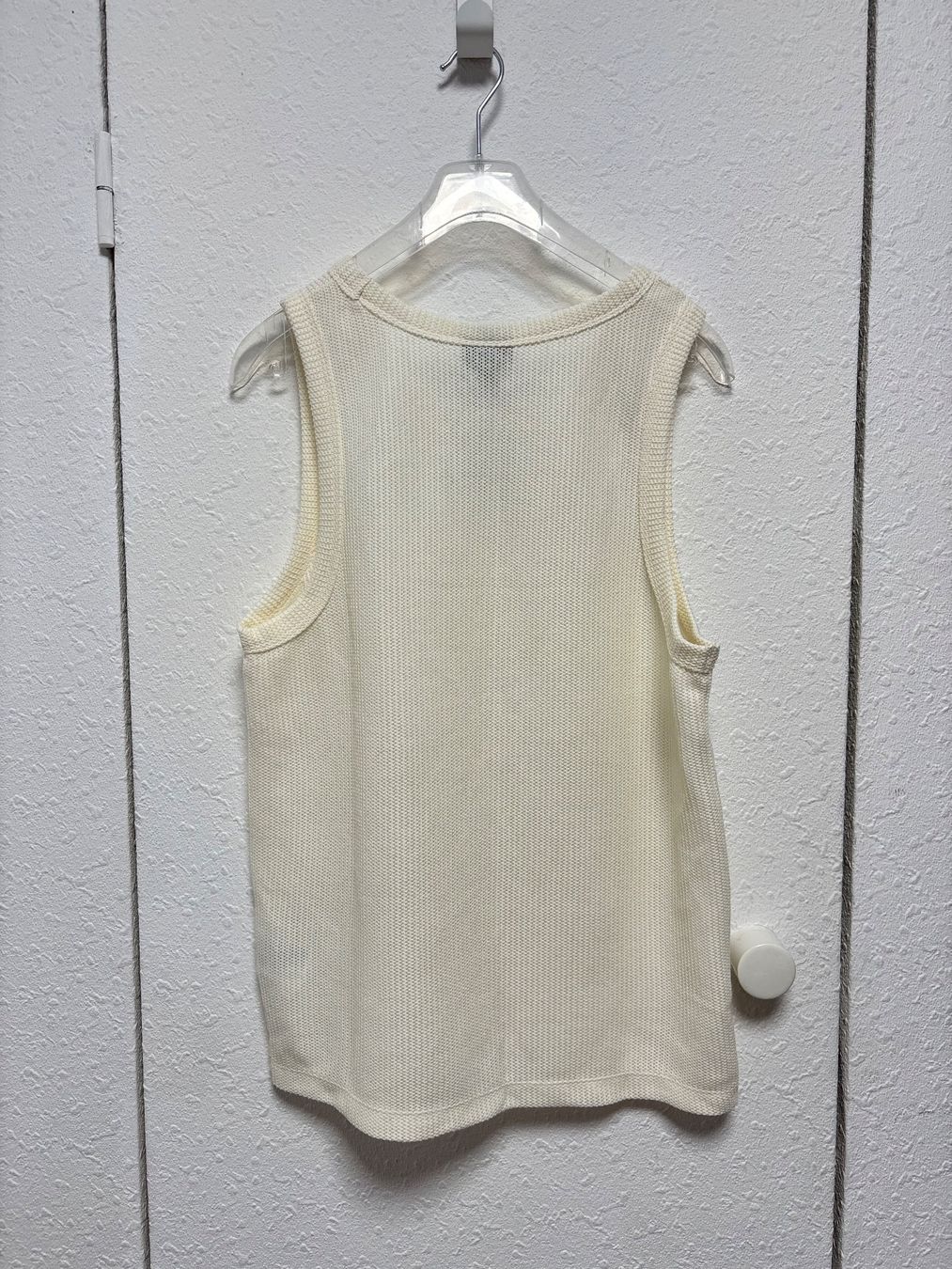 H&M T-shirt: H&M gestricktes Tanktop off-white Gr. M – Usato da Bottmingen venduto da ana_5hrv 3