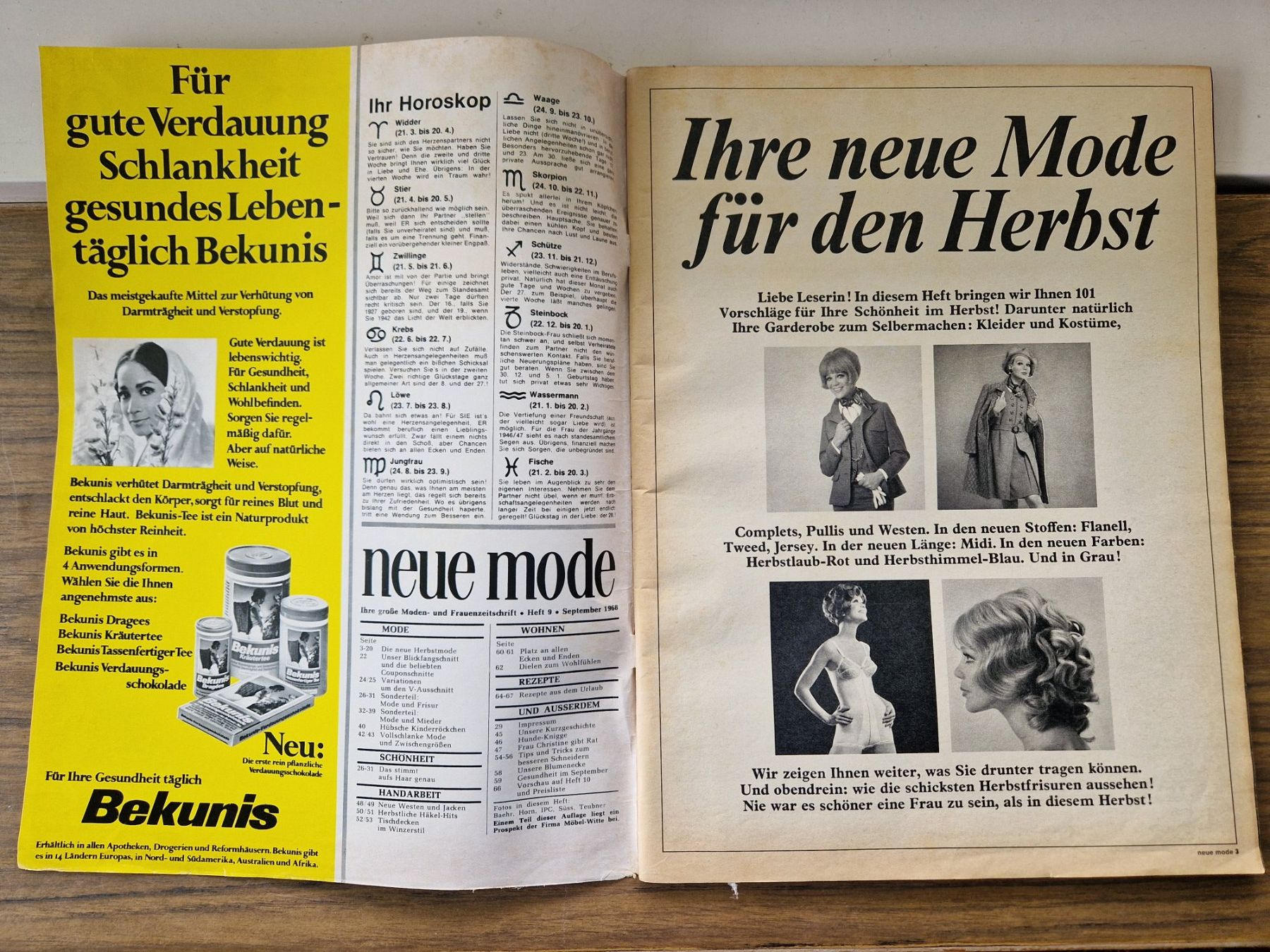 Cartamodelli: Schnittmuster Modeheft 1968 – Usato da Mörschwil venduto da wunderkiste44 1
