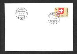 FDC 621 Jura ET 2718 Lajoux 25.9.1978