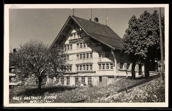 Cartes postales: AK Wald /App., Gasthaus Krone – D'occasion à Berlin par bartko-reher