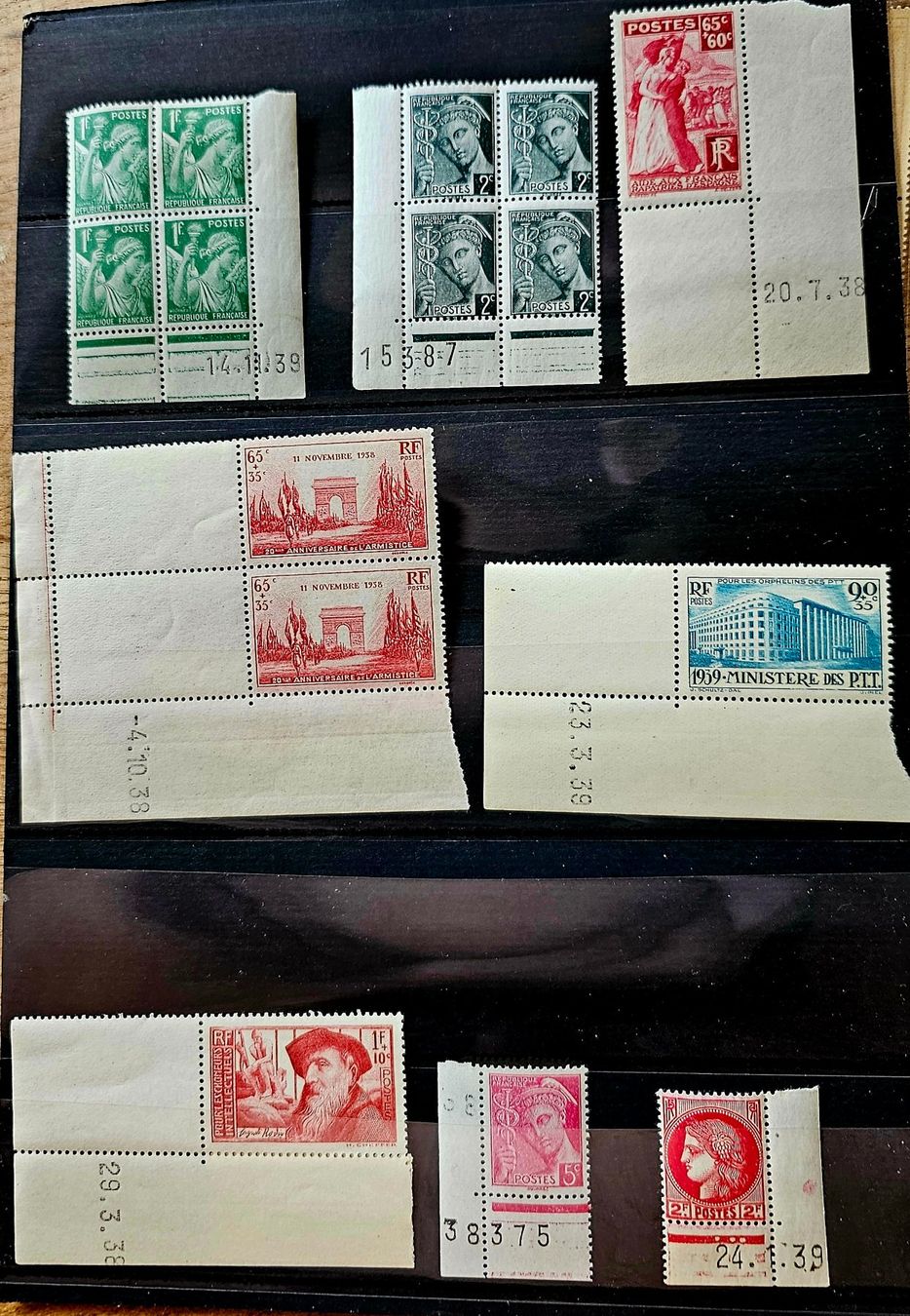 Alle Briefmarken: FRANCE coins datés ** – Neu (gemäss Beschreibung) aus Les Valettes von Nuba1