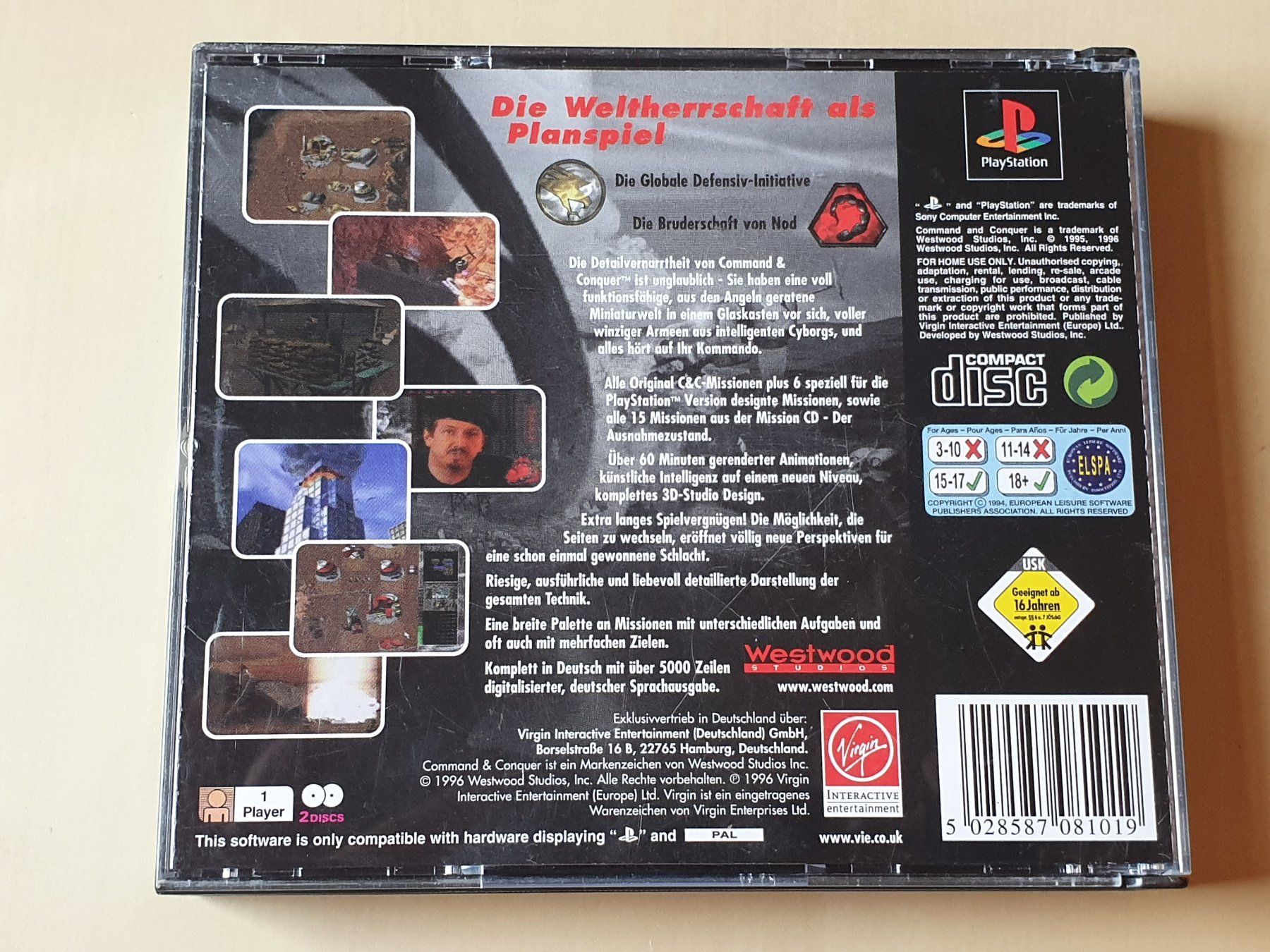 Sony Spiele: Command & Conquer Teil1: Der Tiberiumkonflikt – Gebraucht aus Stansstad von collectorsshop 1